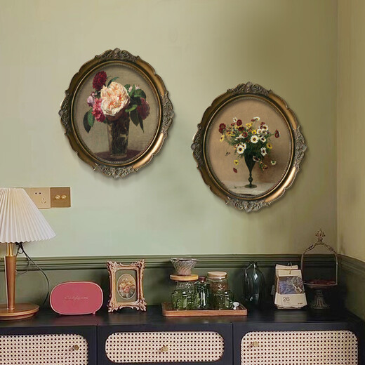 Dinger Eindruck Europäische Blume Retro Wand hängende Eingang kreative Wanddekoration Dekorative Anhänger Home TV Hintergrund Wandhänge Sonnenblumen GM695