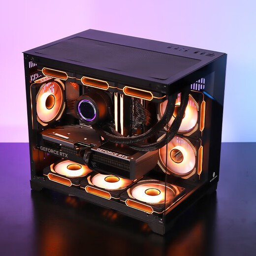 AMD Ryzen 7 9700X host complete machine/RTX5060TI/5070/5070ti/5060 graphics card complete machine e-sports design desktop computer host assembly machine DIY assembly machine R7 9700X+RTX5070Ti丨Six