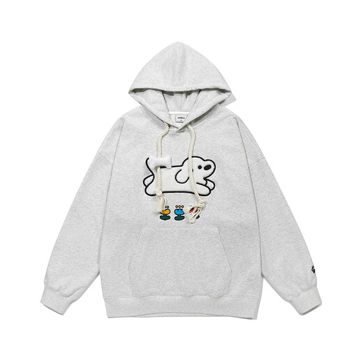 Guyuka (GUUKA) Matsui co-branded heavy cotton soft hoodie for men's spring new style hair-fried skin-friendly breathable sweatshirt loose and versatile Hua Xing W4877 XL