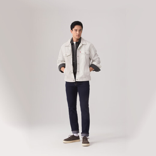
Levi's 25 Spring New Men's Fashion Leisure Loose Working Style Off-White Jacket Off-White A5782-0066 M