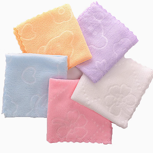 Rags, kitchen dish towels, home absorbent, lint-free, not prone to oil, table cleaning, multi-use small towels, 3 packs, 20cm*20cm, random colors