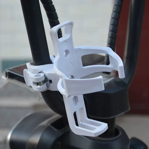 Yangpeng bicycle water bottle holder without punching, hanging at will, universal mountain bike water cup holder, motorcycle water rack, bicycle accessories, thickened material - 1 piece of reflective sticker, no rack, hanging at will, upgraded material + 90 degree rotation