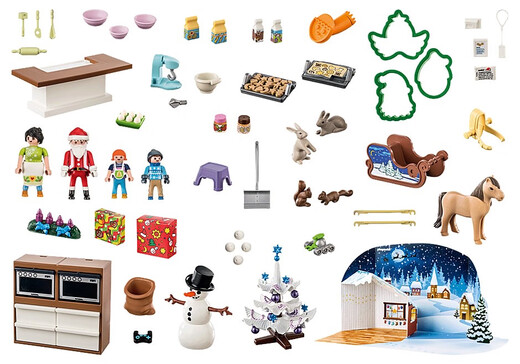 摩比世界（playmobil）摩比世界71088烘焙倒数日历圣诞节礼物6629大号圣诞老人 6629圣诞老人高65cm 现货