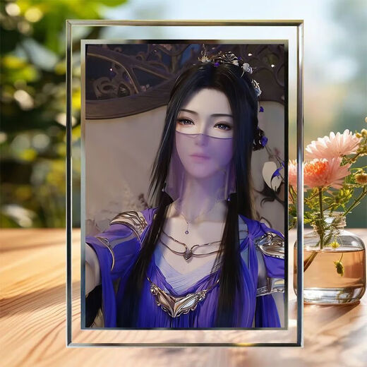 凡人修仙传周边水晶相框韩立南宫婉动漫桌面摆件摆台生日礼物定制 SSELA1477 八寸-观赏性强
