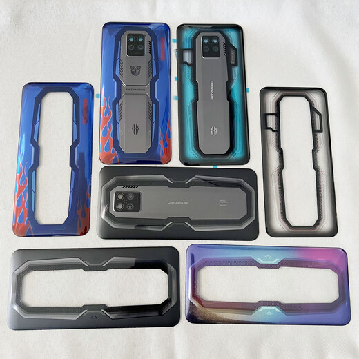 I适用于 红魔7S Pro NX709S NX679J 后盖玻璃 手机电池盖 外壳后壳 7SPro后盖氘锋透明暗影带镜片  外壳