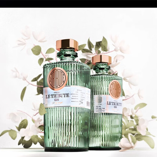 献礼（Le Tribute）汤力水金酒Gin700ml原装进口西班牙柑橘风味洋酒琴酒基酒 献礼金酒 700mL 1瓶