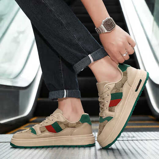 
Huilijun 2025 winter extra-large board shoes 45 original niche trendy shoes 46 sports casual shoes 47 retro light luxury men's shoes 48 6175 meters green 41