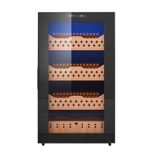 Curtis compressor constant temperature and humidity cigar cabinet home commercial small cigar humidifier constant temperature and humidity cedar box tobacco naked care constant temperature and humidity cigar cabinet + cedar wood cigar box