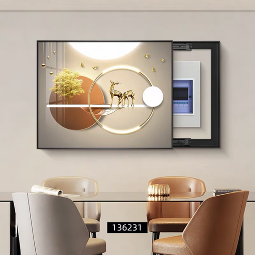 Pupan Light Luxury Decorative Painting Modernes einfaches Vertriebsbox Restaurant kostenlos