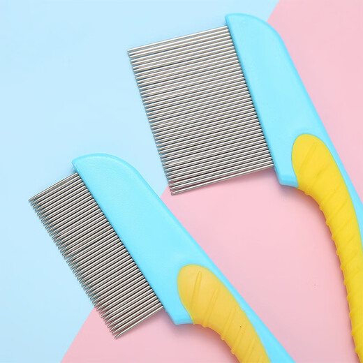 Harukami Murakami Teddy's special comb for dog grooming, tear stain brush, tear stain comb, facial comb, eye excrement cleaning supplies, short tooth facial comb, mouth hair/eye excrement/floating hair