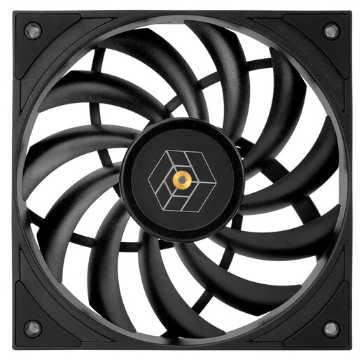 利民（Thermalright）TL-C12015B 1800转薄款黑色风扇 12cm机箱散热风扇 TL-H12015B 黑色单只装【15mm厚度】