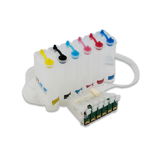 爱普生（EPSON）适用爱普生R230 210 R330 R270 T50 1390 1430打印机连供墨盒L805 R330 1390 T60防回流加墨(新款)