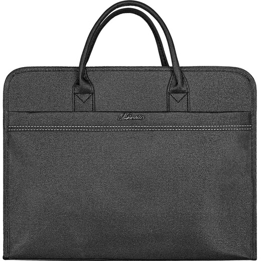 Портативная сумка документа A4 Canvas File Bag Bag Сумка официальная сумка документа сумки на молнии офисная информация Business Information Печать OGO 687 Скрытый синий - без ширины боковой