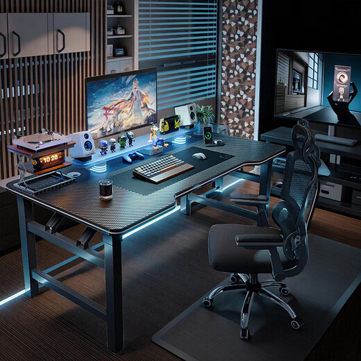 Xingkai Folding Desk Computer Desk Home Desk Esports Desk Game Table Long Table No Installation Office Study Desk BGZ765 No Installation Open and Use Black 120*60