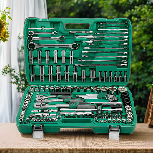 DIONO Auto Repair 121-piece Auto Repair Tool Set Car Repair Set Socket Wrench Combination Tool Maintenance Tool Main Image