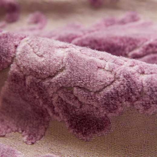 EP Yaying Blue Label Series 丨 Cutced Fleese Tie-Dye-Dye Painted Peony Slit Sbirt Mark Mall Той же модель 3523a Purple m