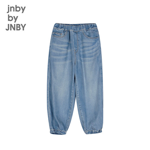 Jnby от Jnby jiangnan Buyi Детская одежда для ног джинсы модные повседневные и зимние мальчики и девочки дети 1o7e11730 993/Джинсовая глубокая локальная локация 140 см 140 см.