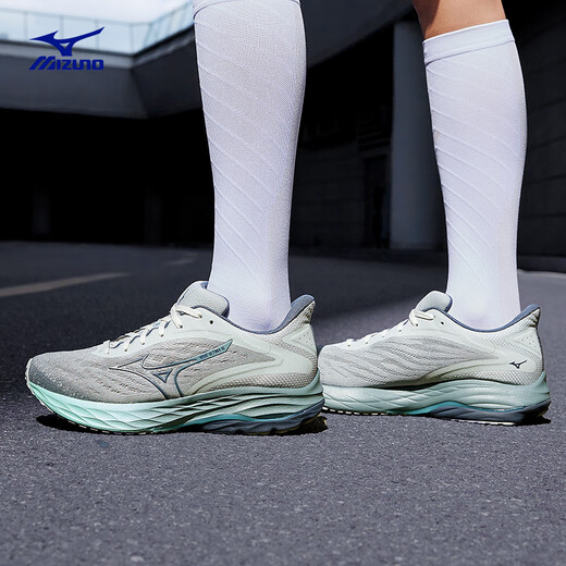 美津浓（MIZUNO）男女跑步运动鞋 舒适缓震 透气耐磨 WAVE ULTIMA 16