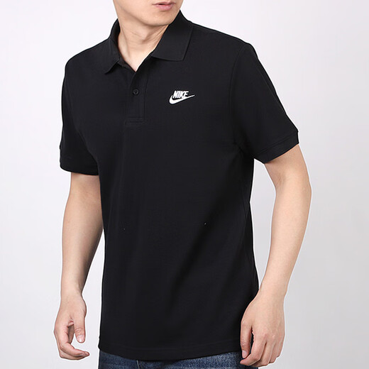 NIKE耐克短袖男T恤夏季男士运动服翻领POLO衫跑步训练半袖FN3895 FN3895-100~纯棉/2024新款 M 170/88A120-130斤
