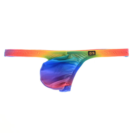 G-Station Nissan-Serie Herren-Tanga YKS Digitale Druck Hochelastizität bequem sexy enge ultra-tolle Taille-Tanga-Unterwäsche Streifen 1 Streifen XL (japanische Größe ist klein)