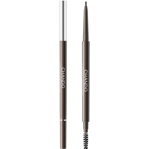 CHANDO Fiber Transforming Fine Eyebrow Pen #02 Dark Brown 0.06g