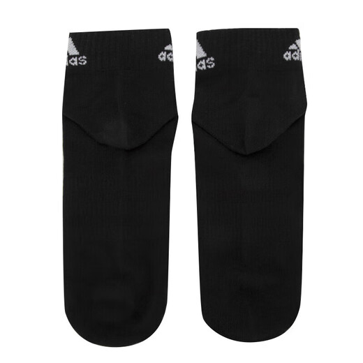 阿迪达斯 （adidas）官网官方袜子男袜女袜 春季新款运动袜足球袜透气休闲长袜中筒袜 IC1283/低帮三双装/黑白灰 L(42~46码)