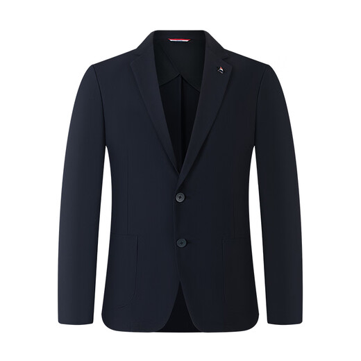 Navigare Italian small sailing men's suit 25 spring new casual commuter single western flat collar suit men's blazer navy blue M
