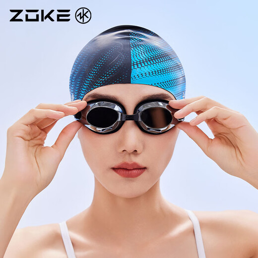 Zoke (Zoke) Erwachsene Elektroplattenbrille für Männer und Frauen Universal Schwimmausbildung Anti-Fog-Komfort Hochauflösende Sportbrille MH6216-1