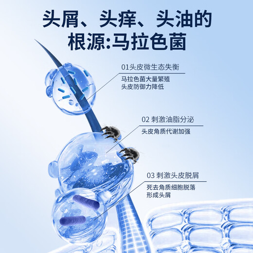 LEASCAN二硫化硒洗发水500ml去屑止痒洗剂控油蓬松清爽毛囊清洁液洗发露