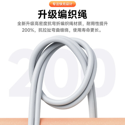 Original suitable for Apple 17/16/15 charging cable 120W fast charging data cable iPhone15ProMax charger 1.5m C-C 17/16/15 braided cable 120W double-ended type-c data cable c to c