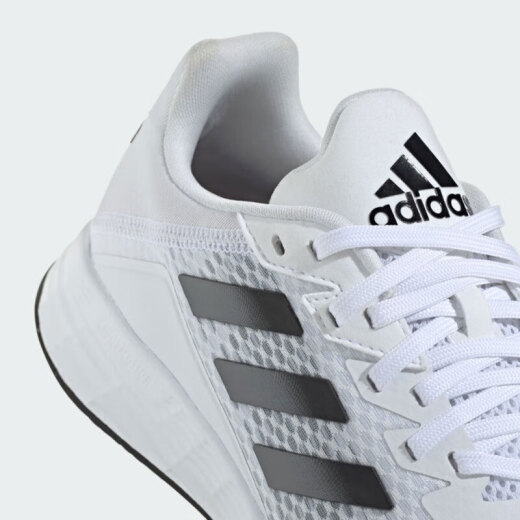 阿迪达斯 （adidas）男鞋女鞋春季新款DURAMO SL运动鞋透气休闲鞋训练备赛竞速跑步鞋 JQ9715/白色/黑色/灰色 38