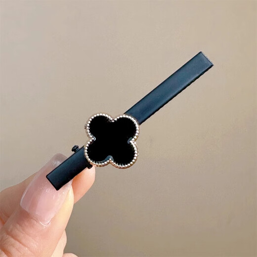 Xiang Wan hair clips 2 pack four-leaf clover hair clip bangs clip women's side small clip side clip women's headwear duckbill clip