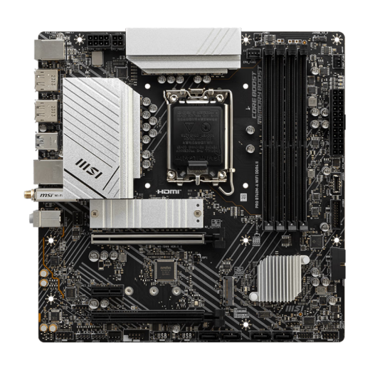 MSI B660M B760M Z790 B660 Mortar Mortar Blasting Bomb WiFi Z690 Blade Titanium Desktop Computer Motherboard E-sports Game Motherboard MSI B760M-A WIFI DDR4 II