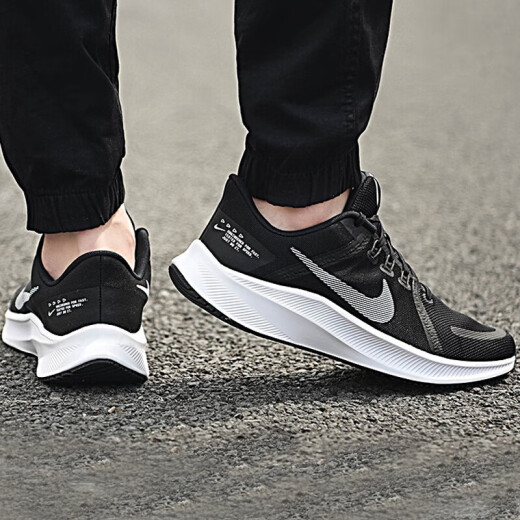 耐克（NIKE）跑步鞋男鞋2025夏季新款运动鞋RUN SWIFT 3面减震休闲鞋 DA1105-006黑色银钩 44