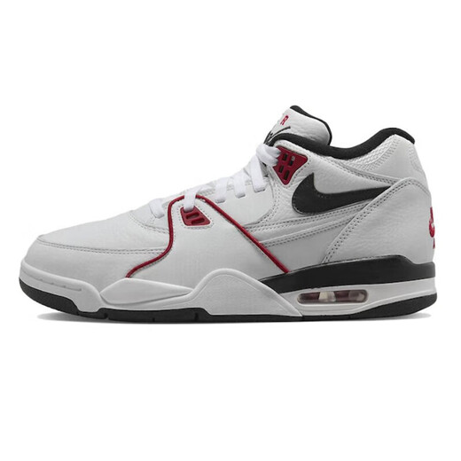耐克（NIKE）男鞋新款运动鞋AIR FLIGHT 89气垫休闲鞋AJ4兄弟款实战篮球鞋 FD9928-101/AJ4兄弟款/白红 44