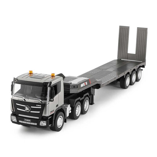 
Remote control flatbed trailer electric truck trailer excavator children's engineering vehicle boy toy remote control car 63 cm 6 channel remote control flatbed car original set of rechargeable batteries