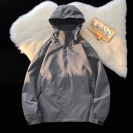 Semir Spring- und Herbstwindproof-Jacke Drei-in-eins-Windmantel wasserdichte Regendichte im Freien im Freien mit schwarzer großer Reitkleidung 6628 Dunkelblau regulär m