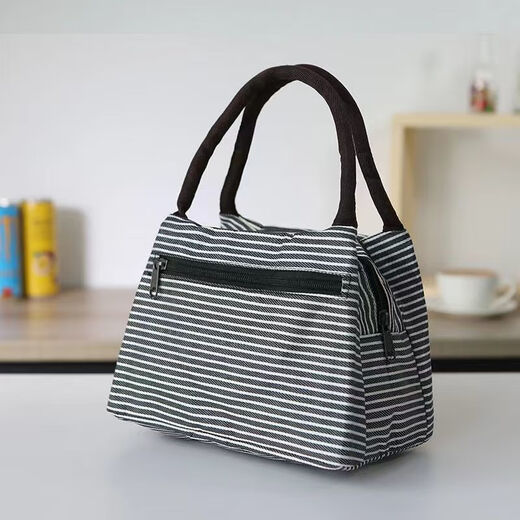 Women's Mommy Handbag Western Style Handbag Small Bag Canvas Waterproof Lunch Box Women's Bag Lunch Box Cloth Bag for Work Three Zippers-Green Rabbit