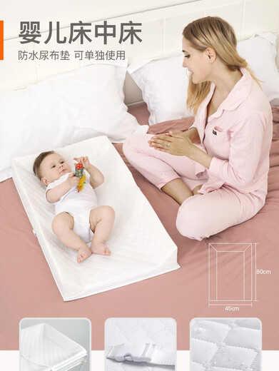 摩登孕妈（MODENGYUNMA）三边遮挡保护形尿布台可架婴儿床宝宝换尿布 不可悬空款(只能放平地)