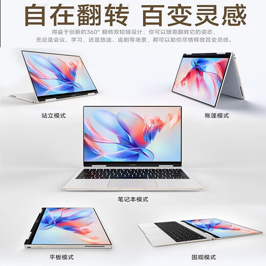XIAOMI la computadora portátil AIR13 Oficina de negocios delgados y ligeros de 13.3 pulgadas Flip OLED 2.8K Prototipo auténtico Flip Libro: I7-1250U/16G/1T/2.8K [XIAOMI AIR13 Serie Original Auténtica] [Activación estándar + 699 Paquete de regalo]