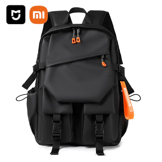 Xiaomi (MI) 2024 neuer Rucksack für Männer mit großer Kapazität für Männer mit großer Kapazitäts -Reisetasche Computer Rucksack Junior High School und Schulschule der High School College School 3326 Gray Upgrade (Large verstärkte Board)