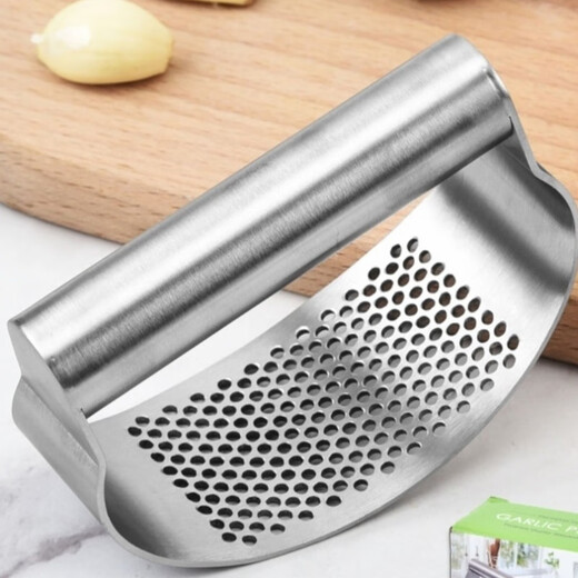 FANCYCHIC stainless steel garlic press, potato masher, garlic peeler, stainless steel garlic press, potato masher, garlic peeler