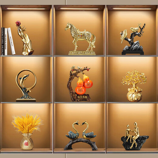 MANTA modern simple light luxury artistic ornaments living room study bookshelf bookcase new house home decorations violin pen holder