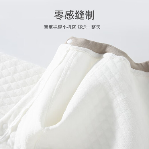 Tiptoe Duck baby clothes, newborn quilted jumpsuit, warm and thickened full-month baby pure cotton pajamas for 100 days, spring, autumn and winter