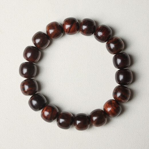 仙作美精选正宗海南黄花梨源头好货1.2cm情侣佛珠手串紫油梨老料