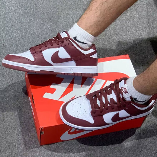 Nike Мужская обувь и женская обувь 2025 Spring New Dunk Low Councers's Модные и универсальные повседневные туфли на низком уровне для женщин DD1391/CW1590-100 Черно-белая панда 35,5 (GS)
