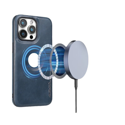 朵悦DIOLYURE适用iPhone15PROMAX手机壳磁吸卡包支架皮套苹果14防摔商务保护套 黑色 iPhone15PRO MAX