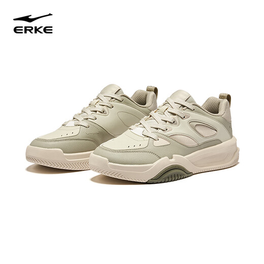 Hongxing Erke Herren Sommer Neue Outdoor-Herrenschuhe gespleißte kontrastierende Farbe dicker Sohle erhöhter Anti-Rutsch-Freizeitschuhe für Männertausendschichten