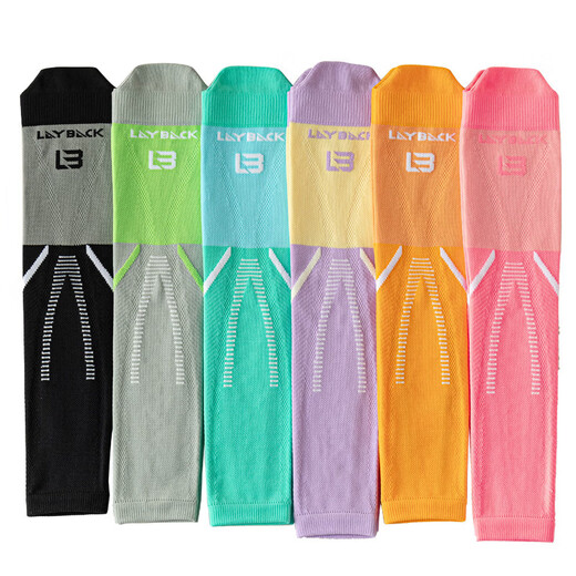 Hong Kong soft compression socks for women's sports calf socks running and fitness over-the-knee socks to protect the knees long-barrel pressure leg socks black one size