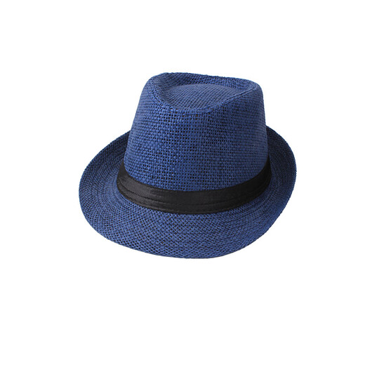 Thousands of charming summer hats for men, straw shading and breathable hats, sun protection sun hats, jazz hats, men's hats, casual hats, cool hats, black (linen material), one size fits all for adults 58cm